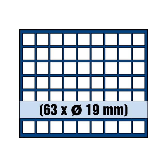 Small coin tray for coins ∅ 19 mm