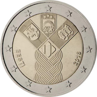 Eesti 2€ 2018 Balti palmik