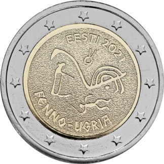 Estonia 2€ 2021 Finno-Ugric peoples