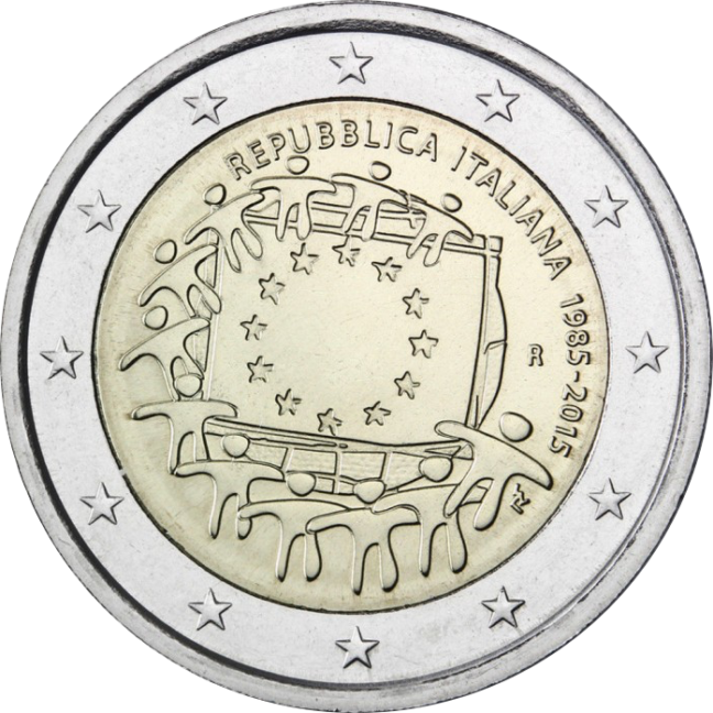 Itaalia 2€ 2015 EL lipp