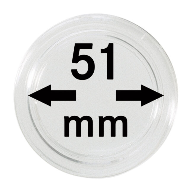 Coin capsules internal Ø 51 mm