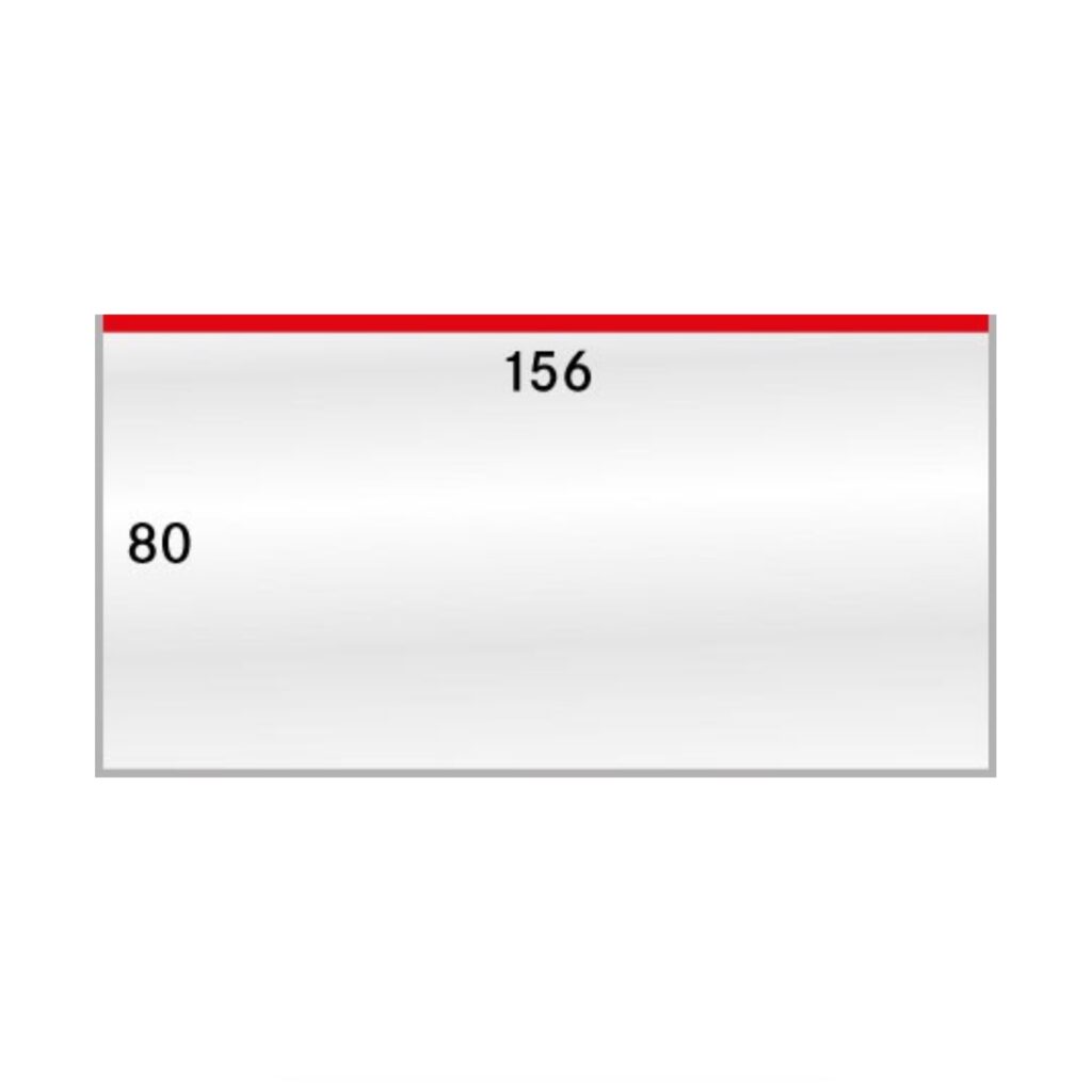 Protective Sleeves 156x80mm 50-pack