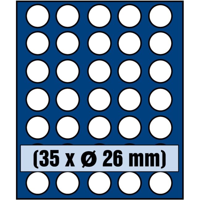 Nova mündisahtel müntidele ∅26 mm (2€)