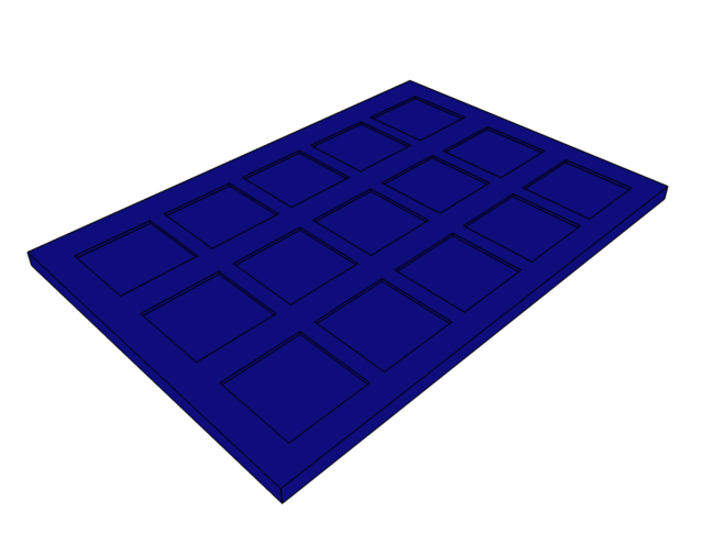 Artikkel 187 - sahtel 50x50 mündiraamidele