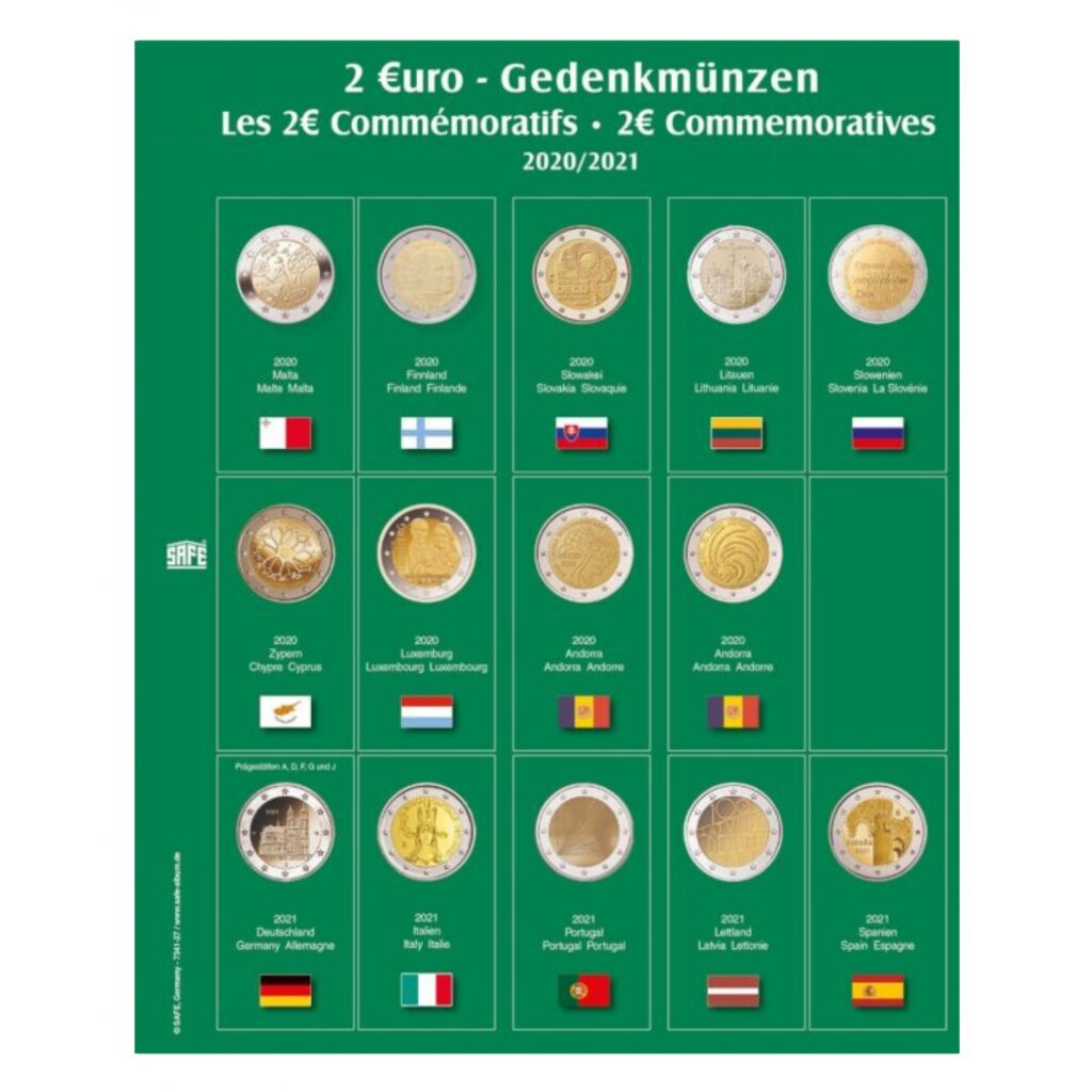 Premium mündialbum 2€ lisaleht 2020-2021