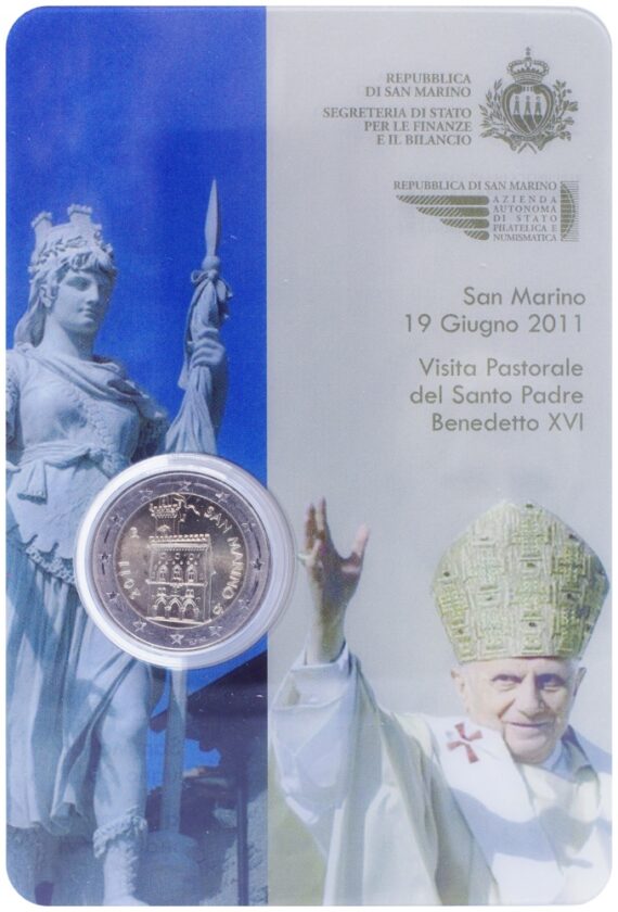 San Marino 2€ 2011 mündikaart