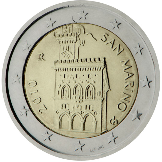 San Marino 2€ 2011 mündikaart