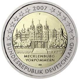 Saksamaa 2€ 2007 F Mecklenburg-Vorpommern
