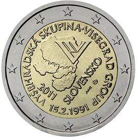 Slovakkia 2€ 2011 Visegrád