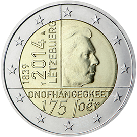 Luksemburg 2€ 2014 175. aastapäev
