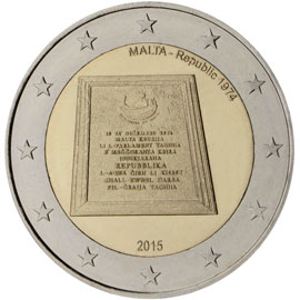 Malta 2€ 2015 Vabariik