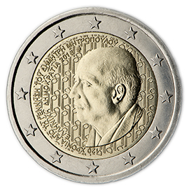 Kreeka 2€ 2016 Dimitri Mitropoulos