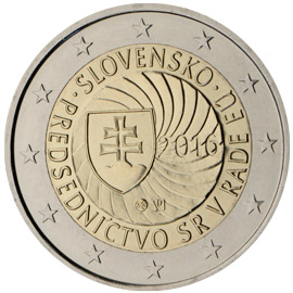 Slovakkia 2€ 2016 eesistumine