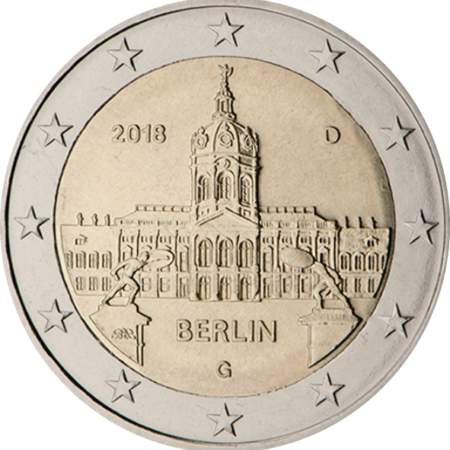 Saksamaa 2€ 2018 G Berliin
