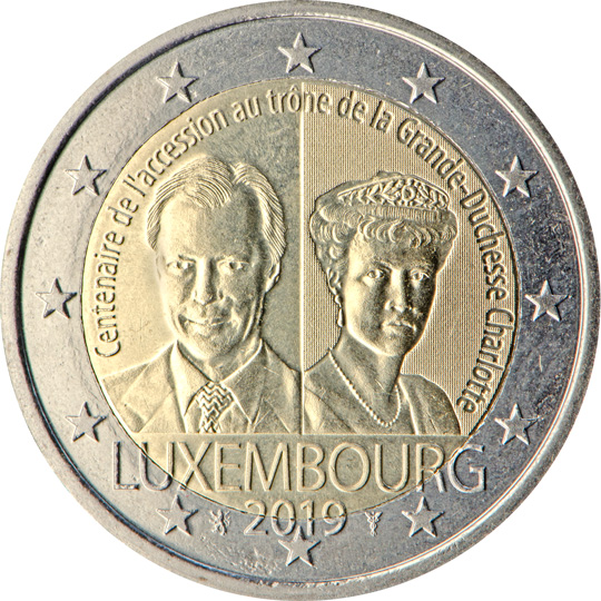 Luksemburg 2€ 2019 Charlotte