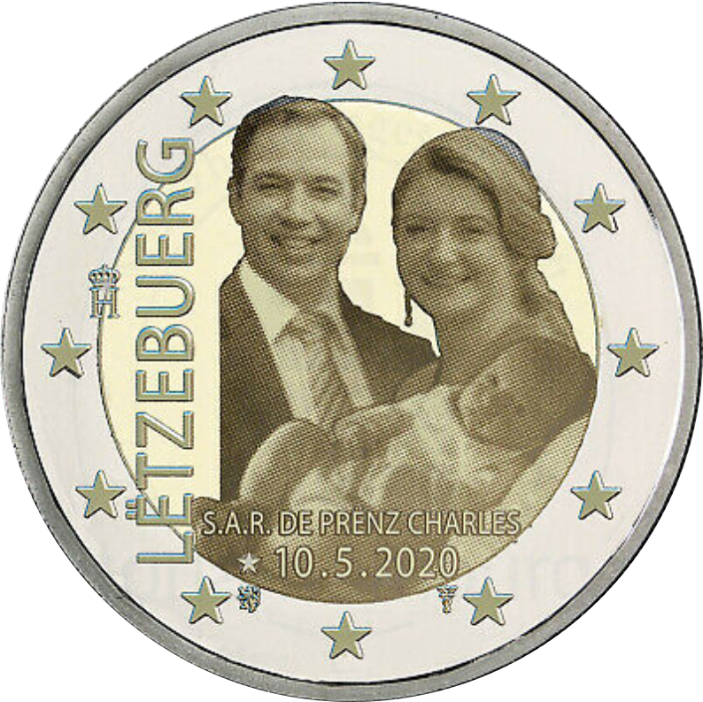 Luksemburg 2€ 2020 prints Charles - foto
