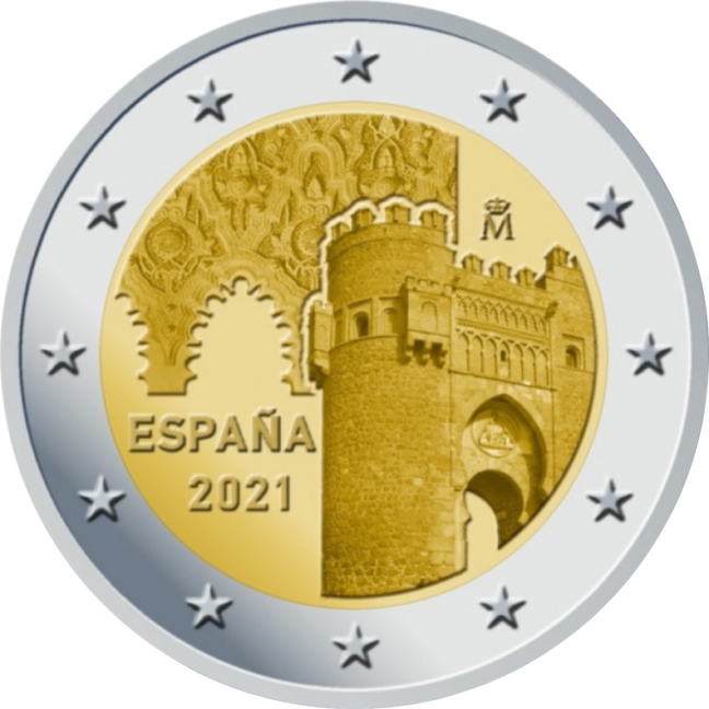 Hispaania 2€ 2021 Toledo