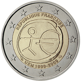 Prantsusmaa 2€ 2009 EMU