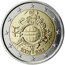 Belgia 2€ 2012 TYE