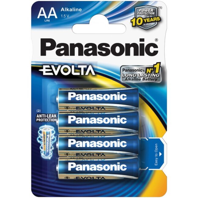 Panasonic Evolta AA/LR6 patarei 4-pakk
